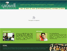 Tablet Screenshot of growellservices.com